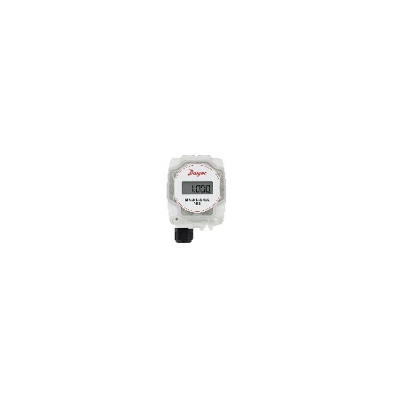 Dwyer Instruments Differenitial Pressure Transmitter, Wall Ulr WLcd MSXP-W10-PA-LCD